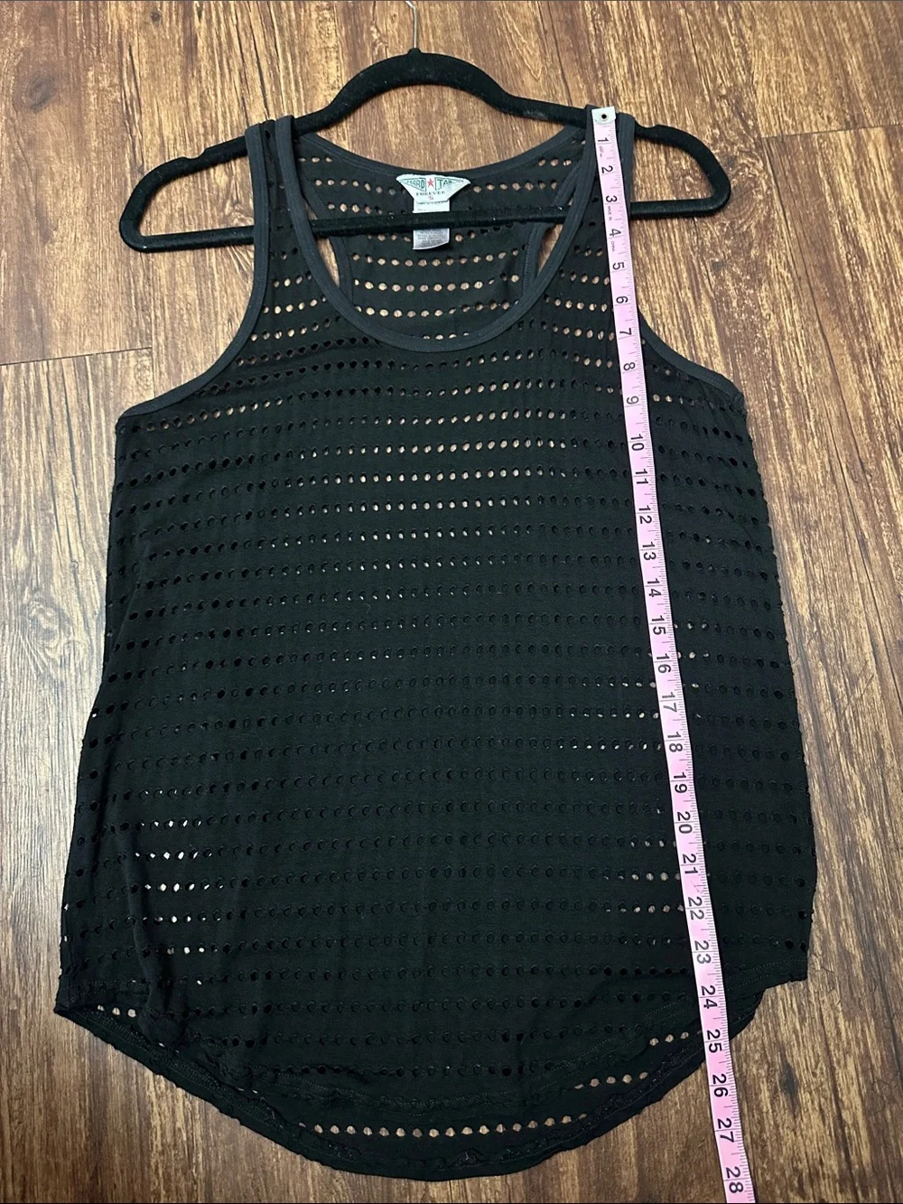 Hard Tail Grunge‎ camo racerback tank S indie sleaze mesh cooling lived in gym - Picture 5 of 5